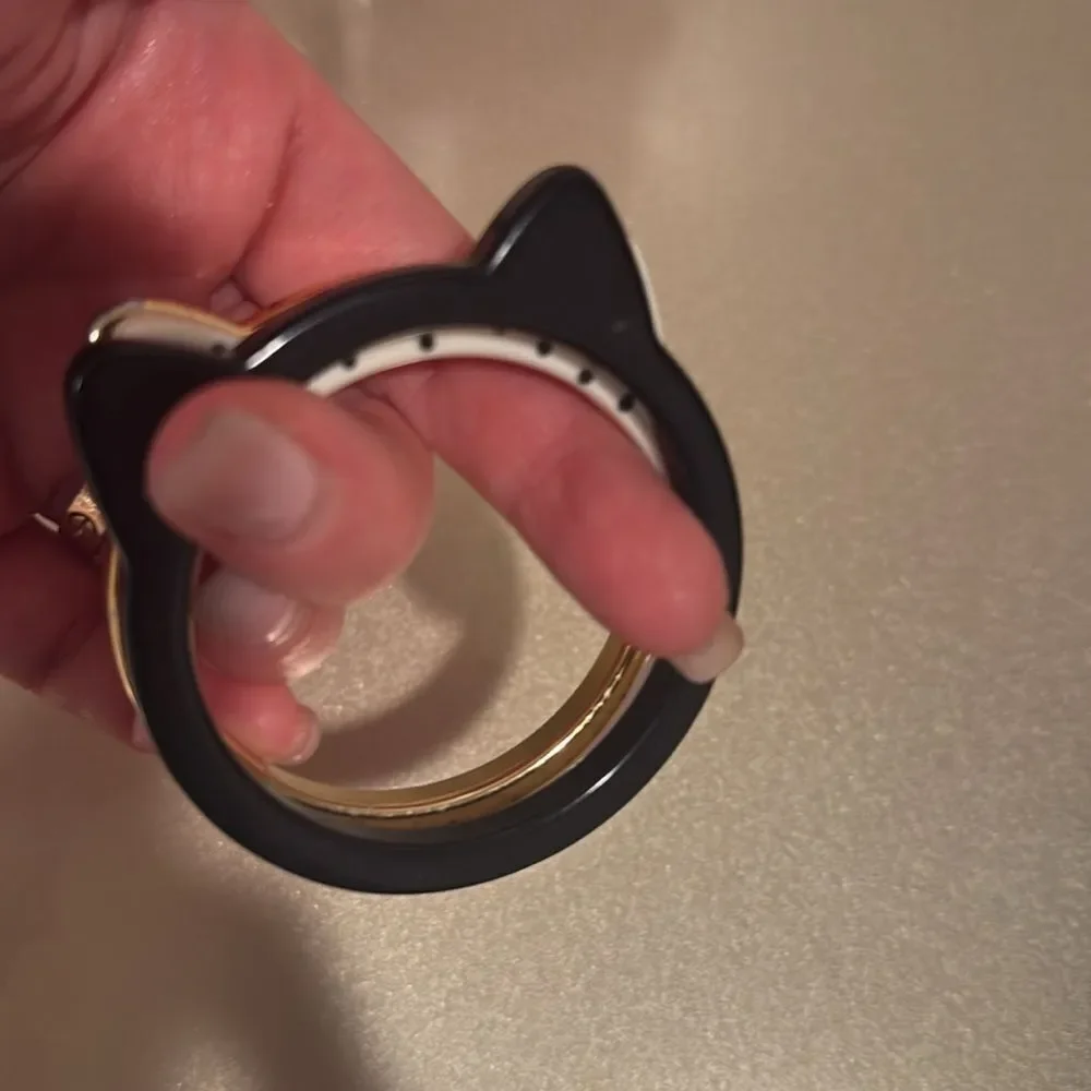 Cat Ear bracelet Set - Black, Gold, and White